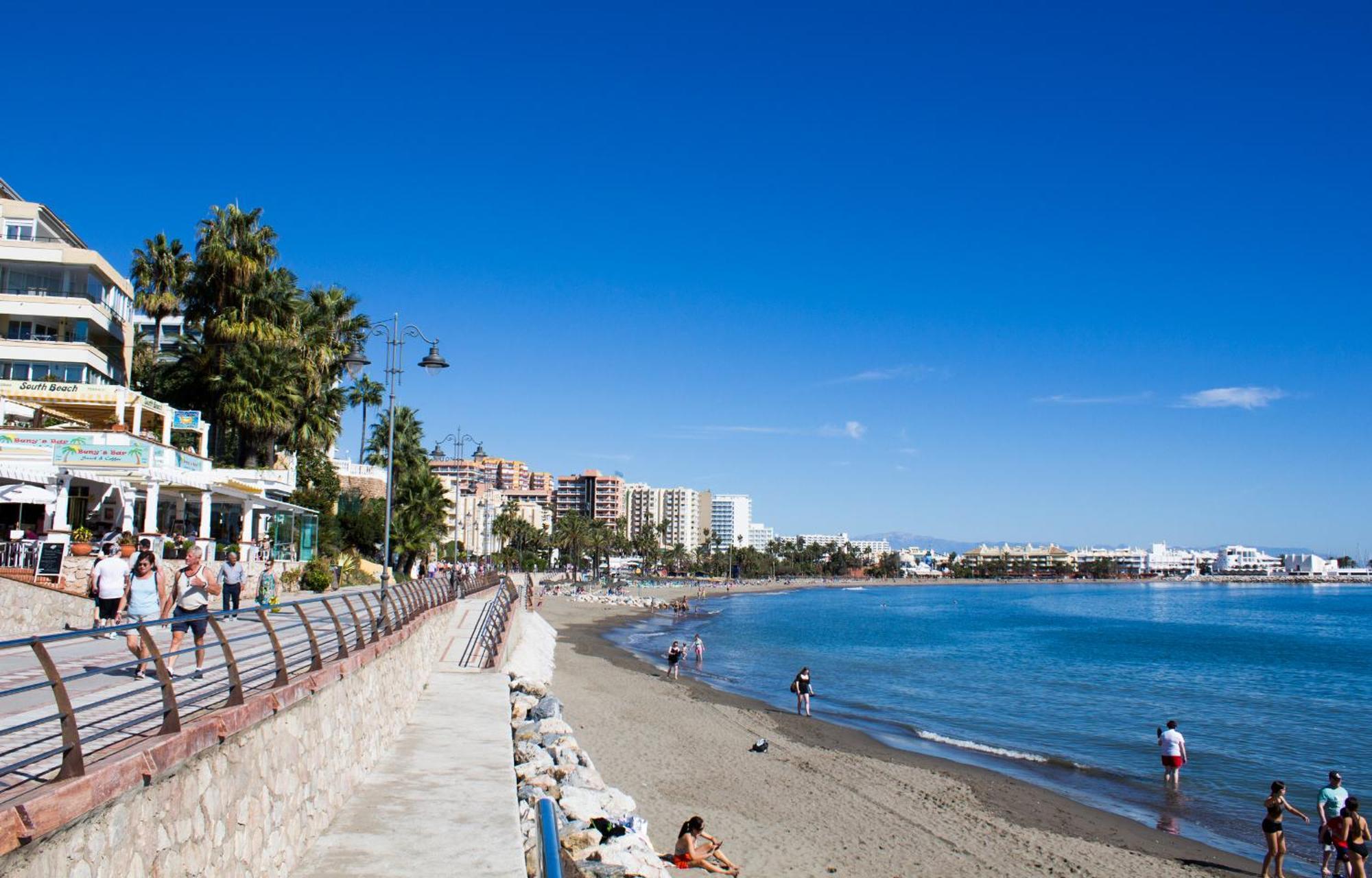 Apartment Benal Ii, Estudio Con Parque Acuatico Y Vistas Al Mar.